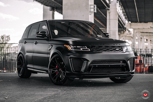 Фото дисков Vossen M-X6 Черный глянец на Land Rover Range Rover Sport II