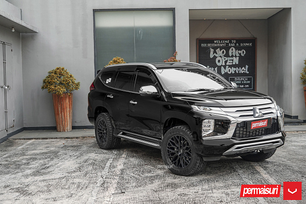 Фото дисков Vossen HF6-3 Черный сатин на Mitsubishi Pajero Sport III