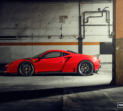 Фото дисков NOVITEC NF10 на Ferrari F8
