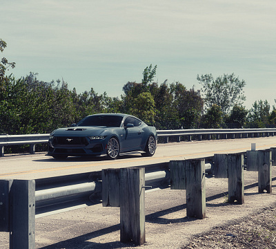 Фото дисков Vossen HF-7 на Ford Mustang VII