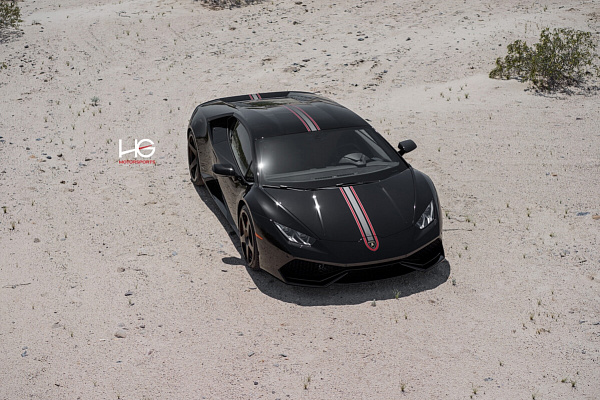 Фото дисков HRE 305M Сатиновая темная бронза на Lamborghini Huracan