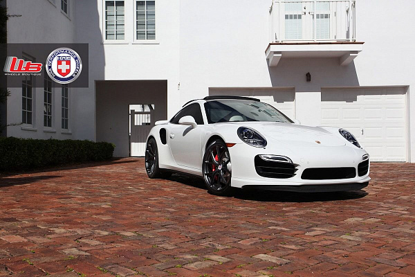 Фото дисков HRE P101 Черный сатин на Porsche 911 VII