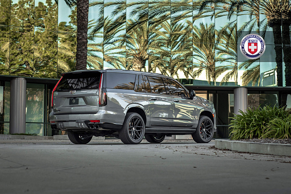 Фото дисков HRE P161SC Черный сатин на Cadillac Escalade V