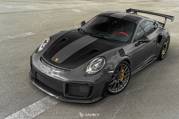 Фото дисков Anrky AN20 Aerosport Глянцевый графит на Porsche 911 VII