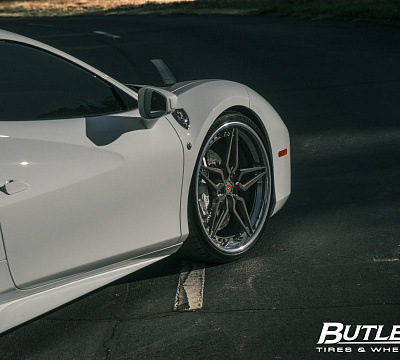 Фото дисков Vossen M-X1 (3-Piece) на Ferrari 488