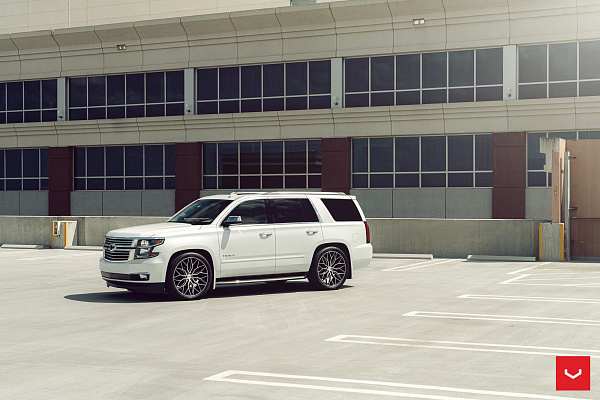 Фото дисков Vossen HF6-3 Алмазная проточка на Chevrolet Tahoe IV