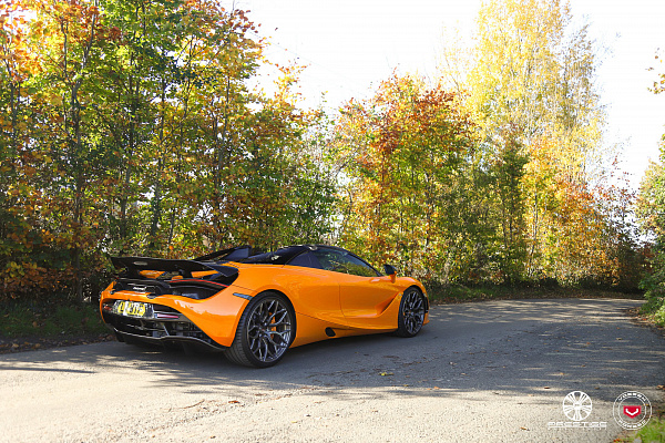 Фото дисков Vossen S17-01 Глянцевый темный лак на McLaren 720S