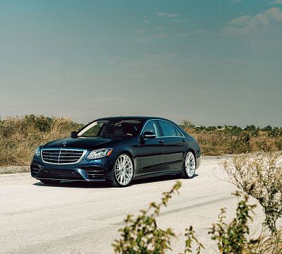 Фото дисков Vossen HF-4T на Mercedes-Benz S-Class (W222, C217)
