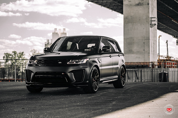 Фото дисков Vossen M-X6 Черный глянец на Land Rover Range Rover Sport II