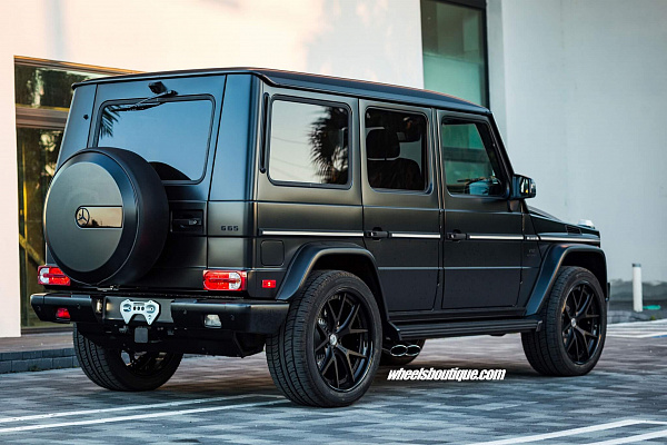 Фото дисков HRE S101 Черный сатин на Mercedes-Benz G-Class II