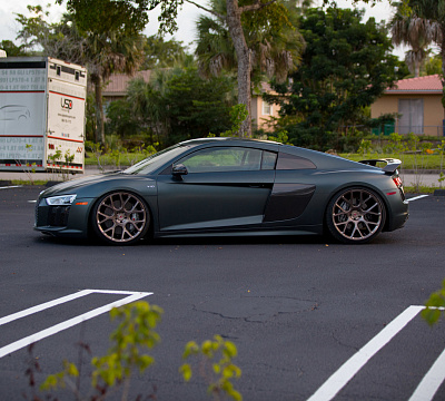 Фото дисков Vossen CG-204 на Audi R8 (4S)