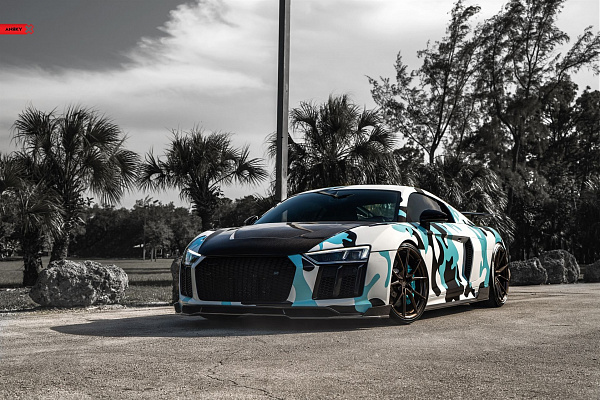 Фото дисков Anrky AN12 Глянцевая темная бронза на Audi R8 (4S)