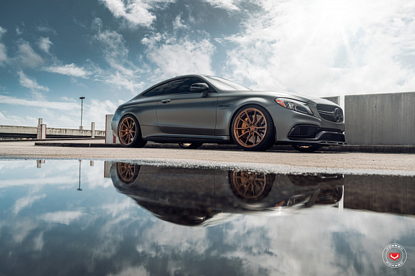 Фото дисков Vossen M-X2 Глянцевая темная медь на Mercedes-Benz C-Class (W205)
