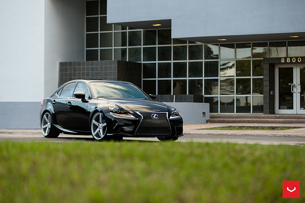 Фото дисков Vossen CV3 Серебро на Lexus IS II
