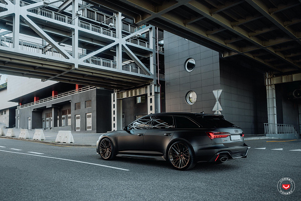 Фото дисков Vossen EVO-6T Сатиновая бронза на Audi A/RS 6 (C8)