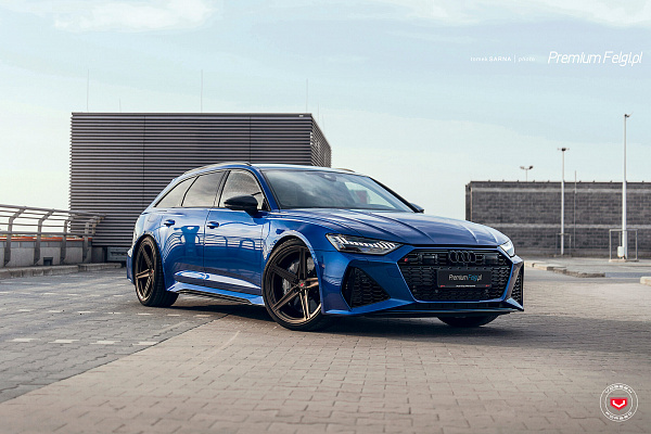 Фото дисков Vossen M-X5 Сатиновая бронза на Audi A/RS 6 (C8)