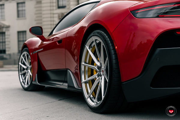 Фото дисков Vossen EVO-2 Полированный лак на Maserati MC20