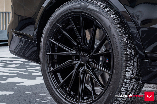 Фото дисков Vossen HF-4T Черный глянец на BMW X7 (G07)
