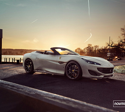 Фото дисков NOVITEC NF8 на Ferrari Portofino