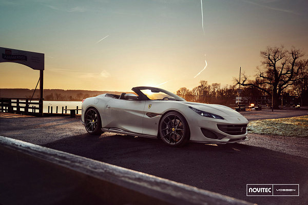 Фото дисков NOVITEC NF8 Черный сатин на Ferrari Portofino