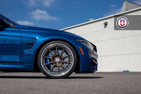 Фото дисков HRE C103 Сатиновая бронза на BMW 3/M3 (F3x/F80)