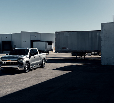 Фото дисков Vossen HF-8 на Chevrolet Silverado IV