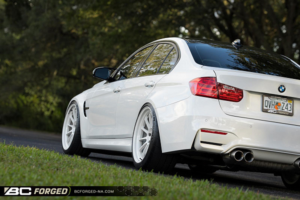 Фото дисков BC Forged TD01 Белый глянец на BMW 3/M3 (F3x/F80)