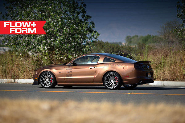 Фото дисков HRE FF01 Глянцевый графит на Ford Mustang V