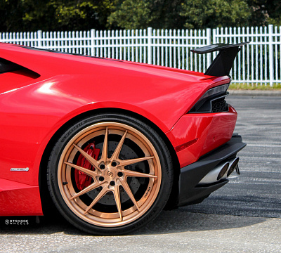 Фото дисков Strasse Wheels SV1T Deep Concave FS на Lamborghini Huracan