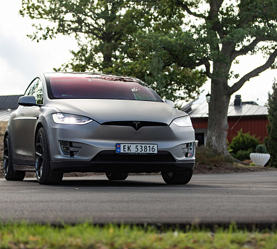 Фото дисков Vossen CG-205T на Tesla Model X