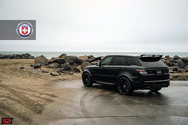 Фото дисков HRE S200H Черный сатин на Range Rover Sport II