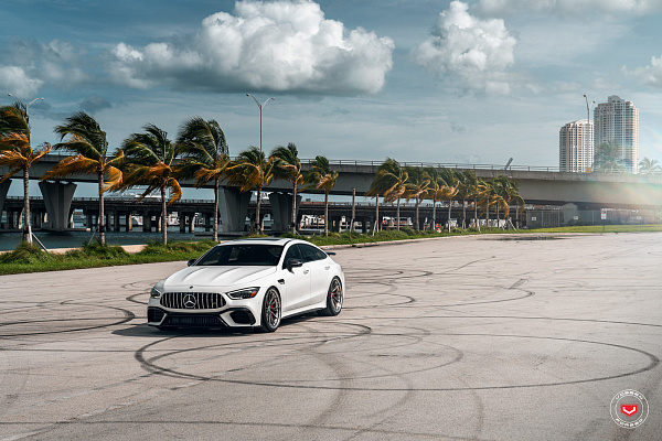 Фото дисков Vossen M-X4T (3-Piece) Глянцевый темный лак на Mercedes-Benz AMG GT I