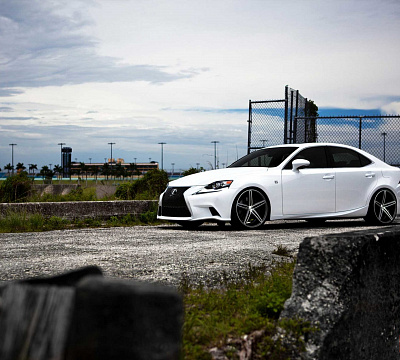 Фото дисков Vossen CV5 на Lexus IS II