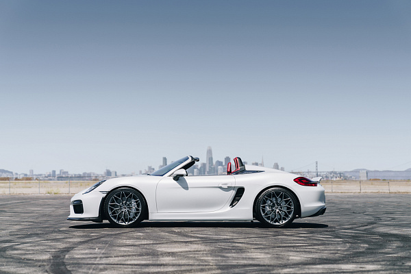 Фото дисков Brixton Forged CM6-R Сатиновый графит на Porsche Boxster III