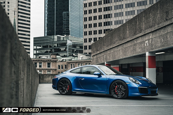 Фото дисков BC Forged HCA162 Глянцевый темный лак на Porsche 911 VII