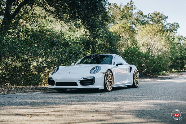 Фото дисков Vossen S17-01 Глянцевая шампань на Porsche 911 VII