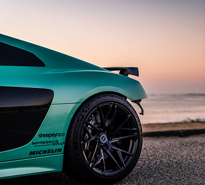 Фото дисков Brixton Forged PF8 на Audi R8 (4S)