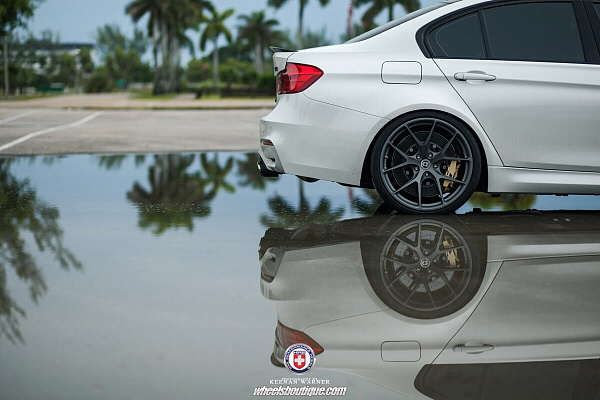Фото дисков HRE P101 Сатиновый графит на BMW 3/M3 (F3x/F80)