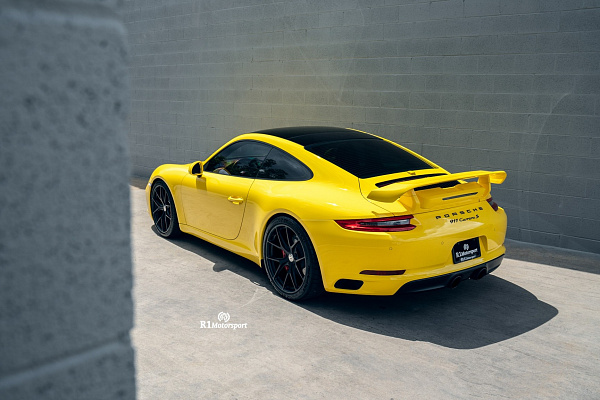 Фото дисков HRE P101 Черный сатин на Porsche 911 VII