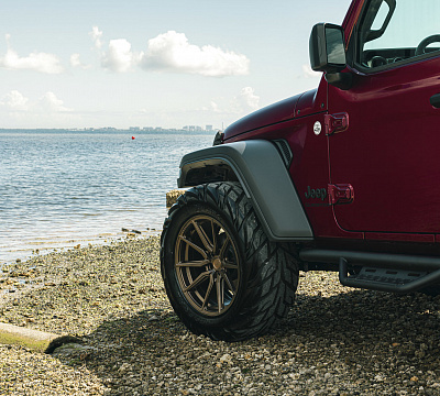 Фото дисков Vossen HF-3 на Jeep Gladiator II (JT)