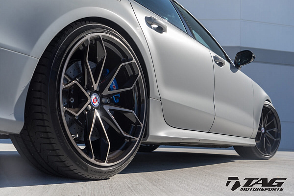Фото дисков HRE P201 Глянцевый темный лак на Audi A/RS 7 (4G)