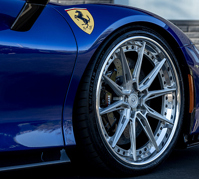 Фото дисков Vossen EVO-2R (3-Piece) на Ferrari SF90