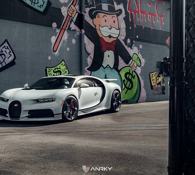 Фото дисков Anrky XR-105 на Bugatti Chiron
