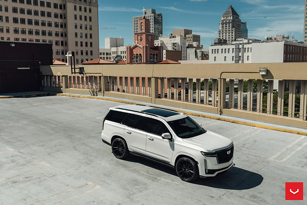 Фото дисков Vossen HF6-1 Черный сатин на Cadillac Escalade V