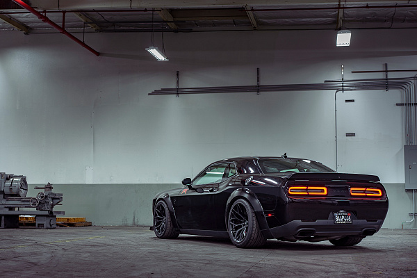 Фото дисков Asanti MOGUL 5 Черный сатин на Dodge Challenger III