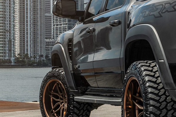 Фото дисков Anrky AN36 Сатиновая бронза на Ram 1500 V