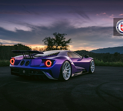 Фото дисков HRE P104SC на Ford GT II
