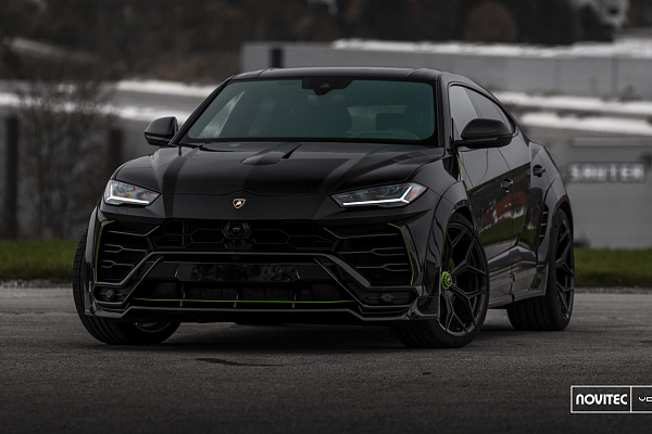 Фото дисков NOVITEC NL4 Черный глянец на Lamborghini Urus