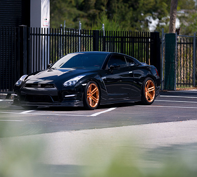 Фото дисков Vossen CG-202 на Nissan GT-R