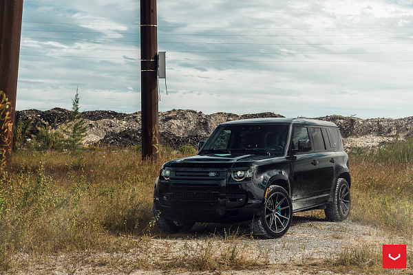 Фото дисков Vossen HF-3 Алмазная проточка на Land Rover Defender II